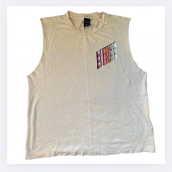 P.E. Nation Sleeveless Pink Active Top - Picture 2 of 7